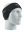 Black headband with a Patriots logo on a mannequin head against a white background