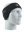 Black headband with a Saints logo on a mannequin head against a white background