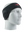 Black headband with a Buccaneers logo on a mannequin head against a white background