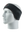Black headband with a Falcons logo on a mannequin head against a white background