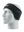Black headband with a Chiefs logo on a mannequin head against a white background