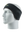 Black headband with a Chargers logo on a mannequin head against a white background