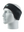 Black headband with a Dolphins logo on a mannequin head against a white background