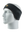 Black headband with a Vikings logo on a mannequin head against a white background