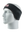 Black headband with a Giants logo on a mannequin head against a white background