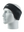 Black headband with a Jets logo on a mannequin head against a white background