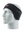 Black headband with a 49ers logo on a mannequin head against a white background