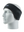 Black headband with a Seahawks logo on a mannequin head against a white background