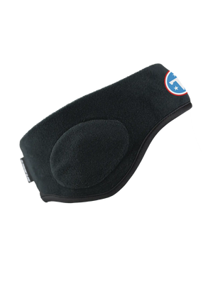 Black headband with a Titans logo against a white background