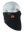 Black polar scarf with a Bengals logo on a white background