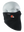 Black polar scarf with a Browns logo on a white background