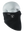 Black Polar Scarf with a Raiders logo on a white background