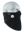 Black Polar Scarf with a Steelers logo on a white background