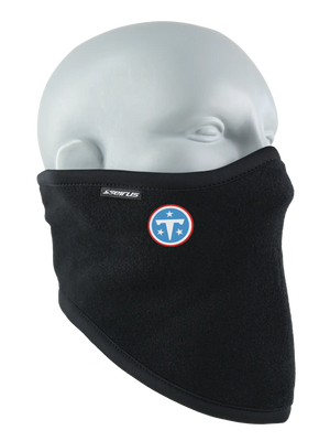 Black Polar Scarf with a Titans logo on a white background