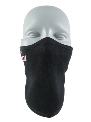Black polar scarf with a Giants logo on a white background