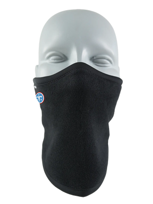 Black Polar Scarf with a Titans logo on a white background