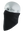 Black polar scarf with a Lions logo on a white background