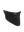 Black polar scarf with a Panthers logo on a white background