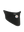 Black Polar Scarf with a Steelers logo on a white background