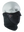 Black Neofleece Combo Scarf with a Falcons logo on cheek area against a white background