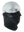 Black Neofleece Combo Scarf with a Ravens logo on cheek area against a white background