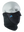 Black Neofleece Combo Scarf with a Lions logo on cheek area against a white background