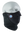 Black Neofleece Combo Scarf with a Titans logo on cheek area against a white background