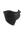 Black Neofleece Combo Scarf with a Eagles logo on cheek area against a white background
