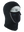 Black Magnemask Combo Clava with a Panthers logo on cheek area against a white background