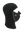 Black Magnemask Combo Clava with a Bengals logo on cheek area against a white background