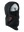 A black fleece hood with a drawstring closure and a Bears logo embroidered on the side, shown against a plain white background