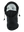 A black fleece hood with a drawstring closure and a Bills logo embroidered on the side, shown against a plain white background