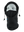 A black fleece hood with a drawstring closure and a Lions logo embroidered on the side, shown against a plain white background