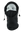 A black fleece hood with a drawstring closure and a Chiefs logo embroidered on the side, shown against a plain white background