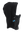 A black fleece hood with a drawstring closure and a Lions logo embroidered on the side, shown against a plain white background