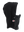 A black fleece hood with a drawstring closure and a Chiefs logo embroidered on the side, shown against a plain white background