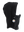 A black fleece hood with a drawstring closure and a Steelers logo embroidered on the side, shown against a plain white background