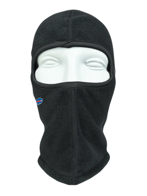 Black balaclava with a Bills logo on a white background