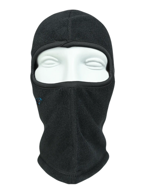 Black balaclava with a Panthers logo on a white background