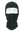 A black fleece balaclava mask with a cutout for the eyes and nose, featuring a blue and white Dallas Cowboys star logo on the right cheek, displayed on a white mannequin head against a white background.