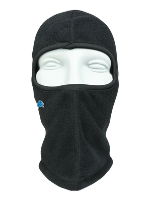 Black balaclava with a Lions logo on a white background