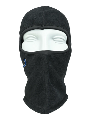Black balaclava with a Colts logo on a white background