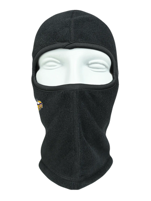 Black balaclava with a Vikings logo on a white background
