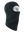 A black fleece balaclava mask featuring a Panthers logo on the side, shown against a plain white background.
