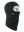 A black fleece balaclava mask featuring a Chargers logo on the side, shown against a plain white background.
