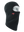 A black fleece balaclava mask featuring a Buccaneers logo on the side, shown against a plain white background.