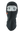 A black fleece balaclava mask featuring a Bengals logo on the side, shown against a plain white background.