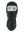 A black fleece balaclava mask featuring a Browns logo on the side, shown against a plain white background.