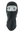 A black fleece balaclava mask featuring a Lions logo on the side, shown against a plain white background.
