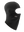 A black fleece balaclava mask featuring a Ravens logo on the side, shown against a plain white background.